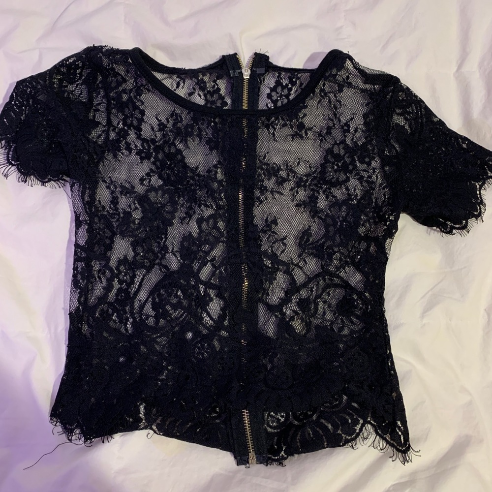 Black Vinatge top